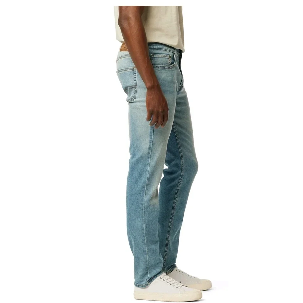 Levi Strauss Signature Men's Slim Fit Flex Jeans 30x32 Light Wash New NWT